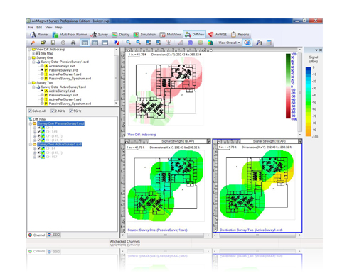 Netscout AirMagnet screenshot